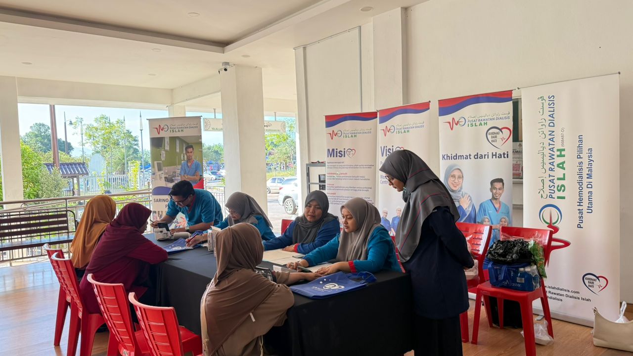Saringan Kesihatan Percuma Pusat Rawatan Dialisis Islah Machang