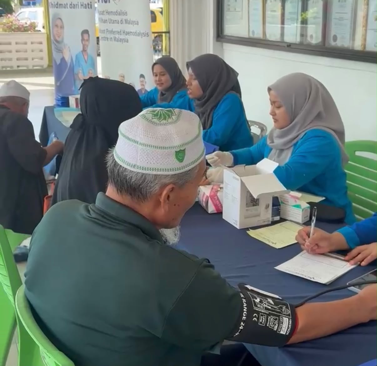 Saringan Kesihatan Percuma Pusat Rawatan Dialisis Islah Pasir Puteh